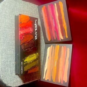 2 Mac and 1 Melt Cosmetics palettes